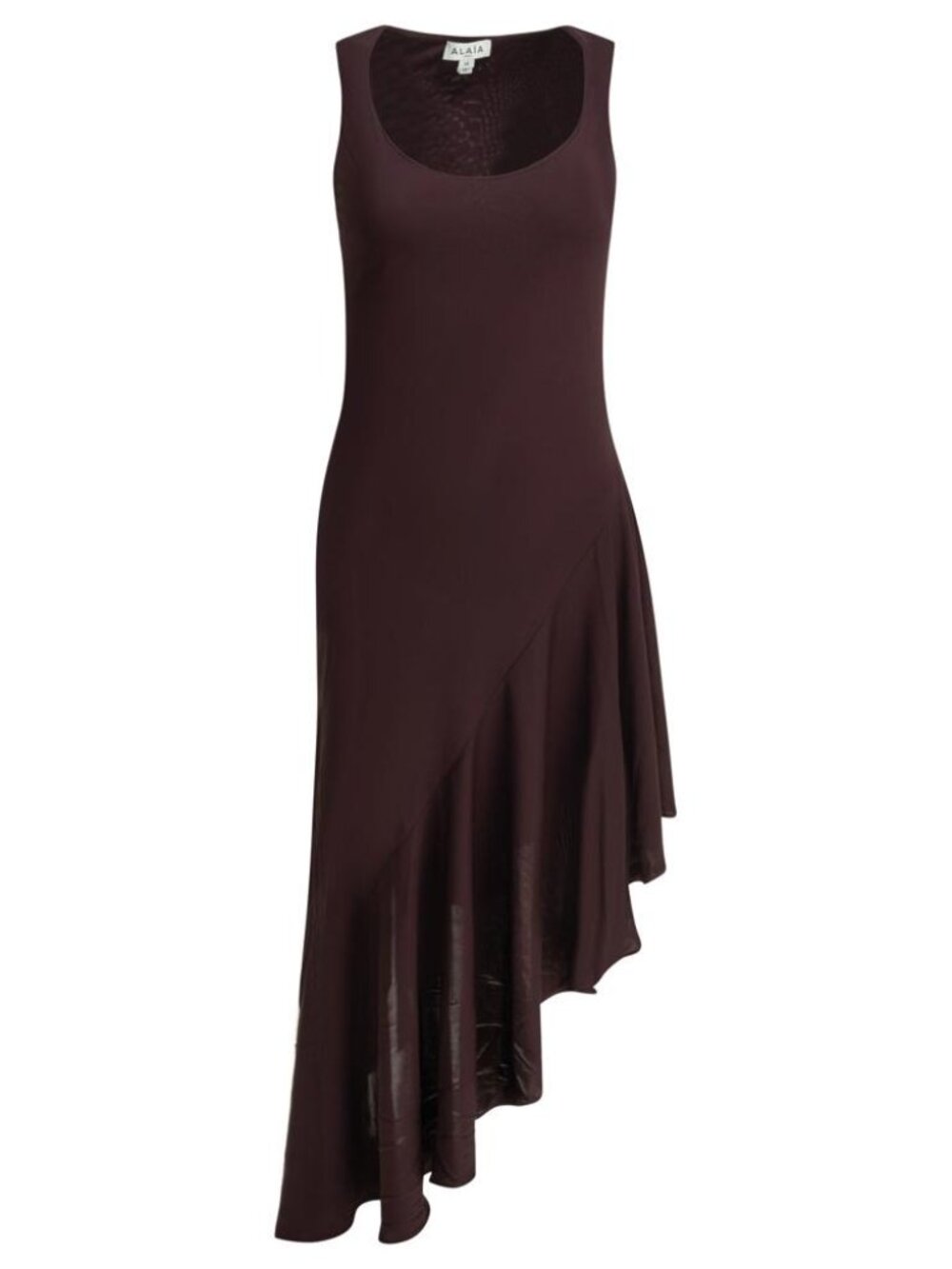 Alaïa Asymmetrical Midi Dress Tag Size 38 Women